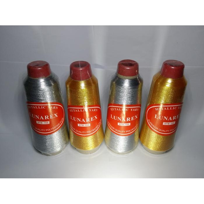 Astra Jakt - Benang Bordir Lunarex Metalik Emas Perak Gold Silver Metallic Yarn