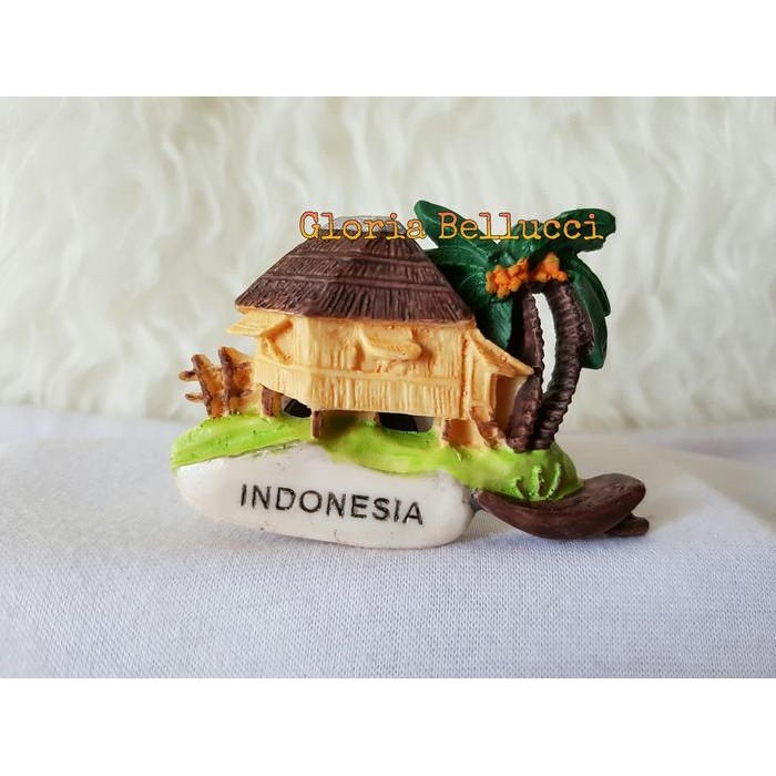 SOUVENIR TEMPELAN MAGNET KULKAS INDONESIA JAKARTA