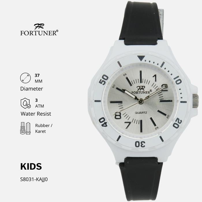 Fortuner Jam Tangan Anak Analog Karet Tahan Air Cewek Cowok Fashion Tahan Air Dulaney