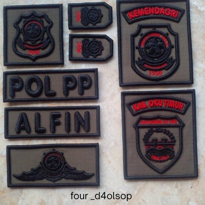bordir timbul#POL PP
