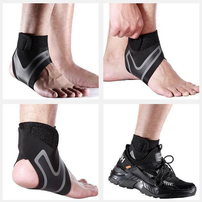 Adjustable Ankle Support - Ankle Brace - Dekker Pelindung Tumit Kaki Terbatas