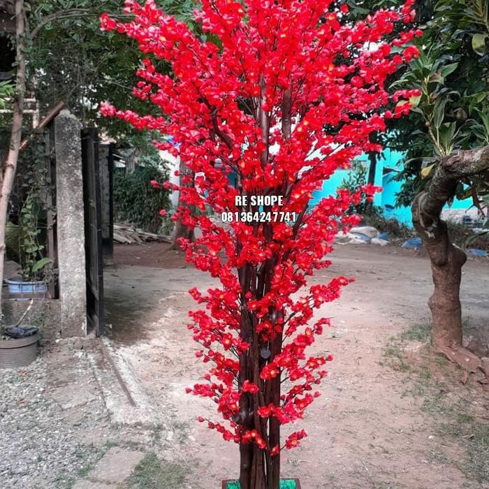 Bunga Plastik/Bunga Sakura/Bunga Hias Plastik Artificial/Pohon Sakura