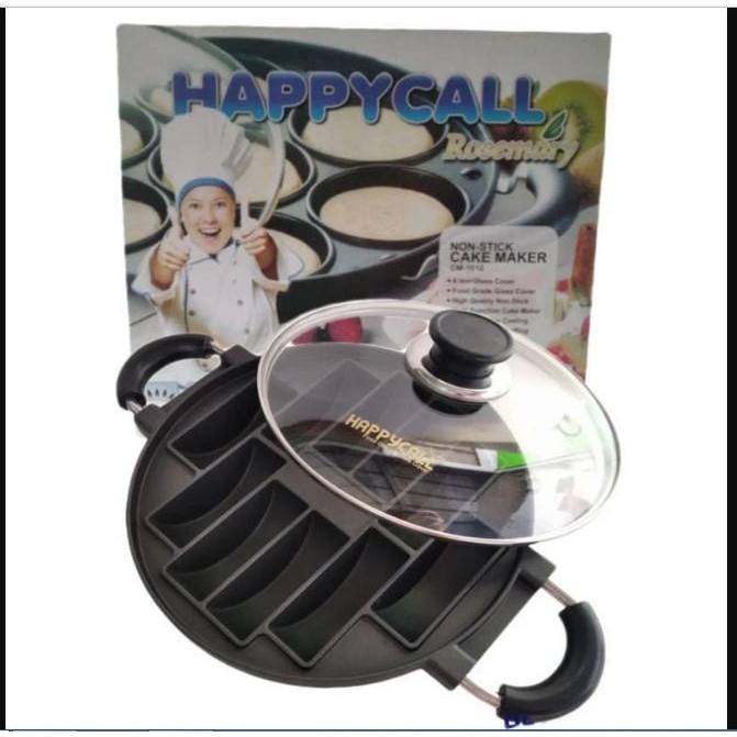 Cetakan 10 Lubang Kue Pukis - Snack Maker Teflon Kue Pukis Mini (Free Bubblewrap)