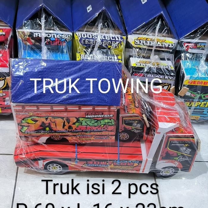 sygk- Mainan Anak Truk Oleng Kayu / Truck Oleng Kayu Besar (Khusus Instant)
