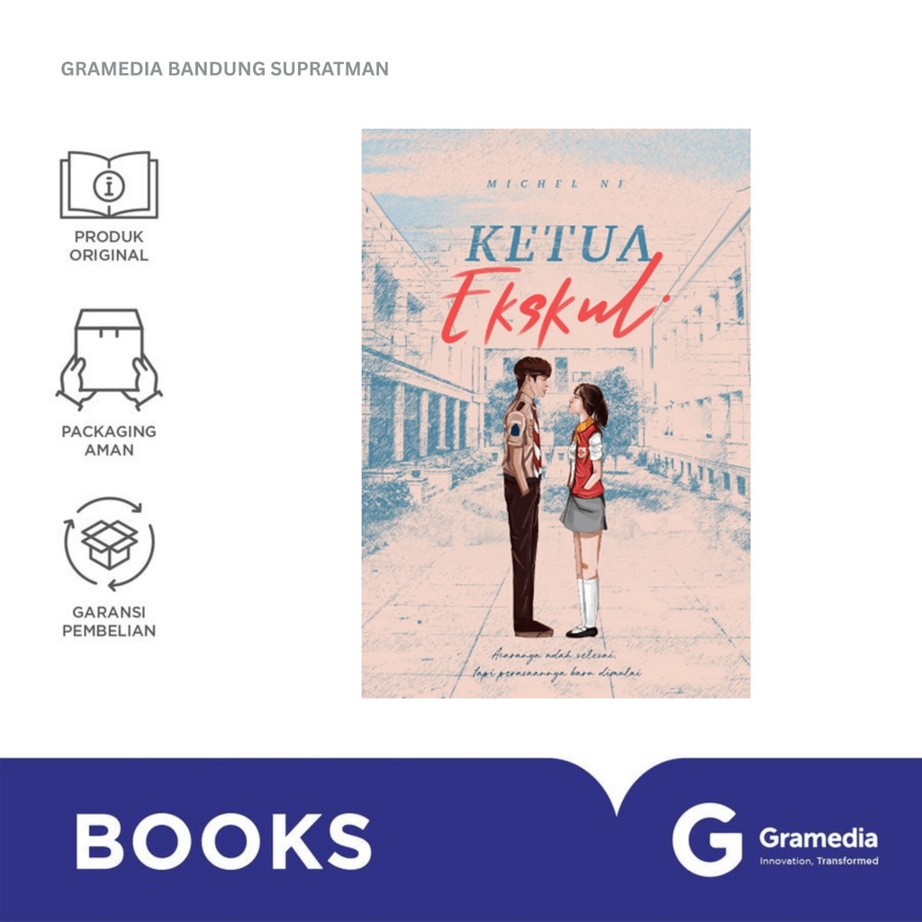 Gramedia Bandung Supratman | Buku Novel KETUA EKSKUL | Buku Novel Best Seller | Buku Novel Original 