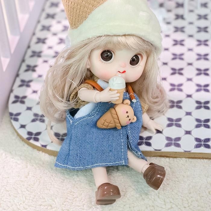 (Best) OhSome Taotao Wanzi Ice Cream Style Girl Boneka Mainan Anak Perempuan Putri Koleksi Mainan