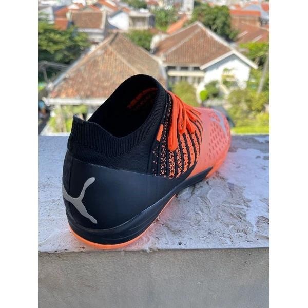 Sepatu Futsal Puma Future Z 1.3 Orange Black IN