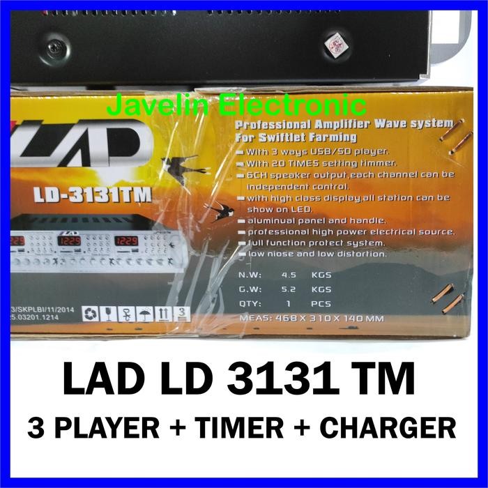 Amplifier Walet LAD LD 3131T / 3131 TM / Ampli Walet LD 3131 T