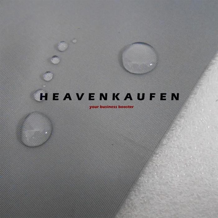 Bahan Kain Taslan Abu - Abu Anti Air Waterproof Meteran