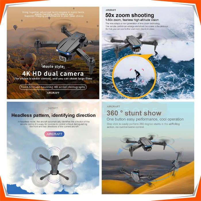 Drone E99Pro Accessgo Smart Dual Camera 4K