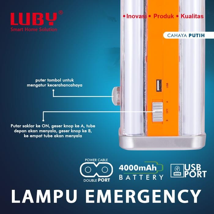 Lampu Emergency Emergency Light Luby tipe L7671