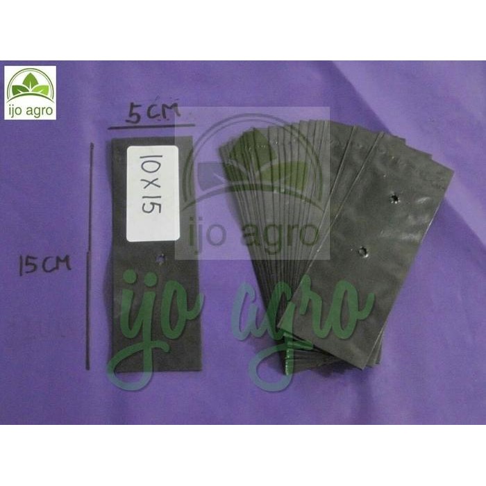 polybag tanaman kecil ukuran 10 x 15 (175 lembar)