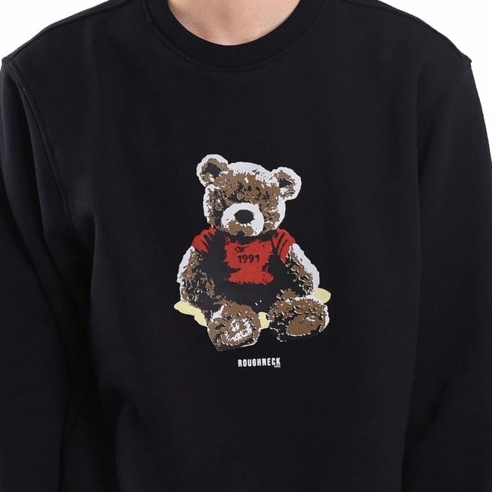 7ccl- Roughneck Ss143 Black Kiddy Joy Crewneck