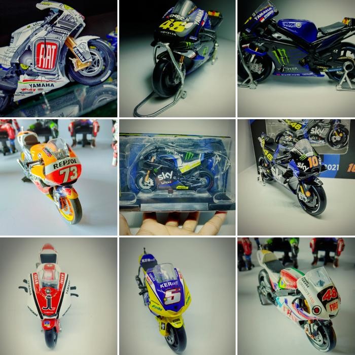 Jasa Custom Miniatur Diecast motoGp skala 1:24/1:18/1:12