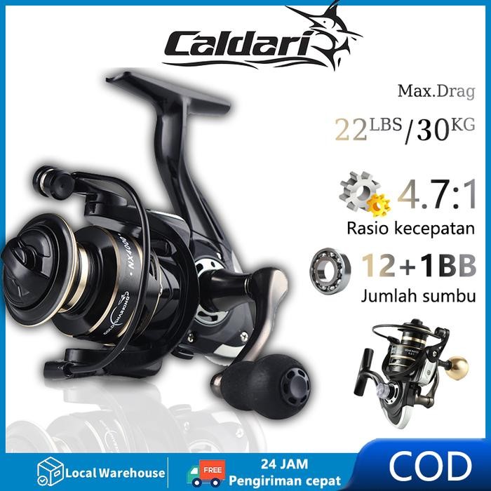 viy1 Caldari 2024 New Reel Spinning Reel Bc Reel 4.7:1 Full Metal Fishing Reel No-Gap Reel