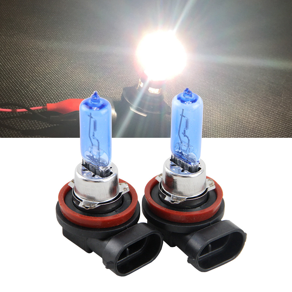 A Pair of H8 H9 H11 12V 65W 6500K Super White Light Auto Car Halogen