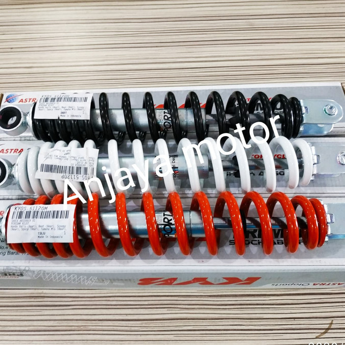 SHOCK MIO, M3, BEAT KARBU, VARIO KARBU KYB MERAH ORIGINAL QUALITY