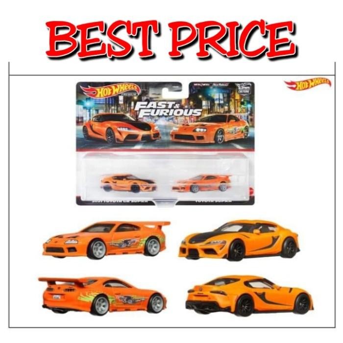 HOT WHEELS 2 PACK FAST FURIOUS 94 TOYOTA SUPRA MK 4 20 GR SUPRA FNF 2 KODE 657