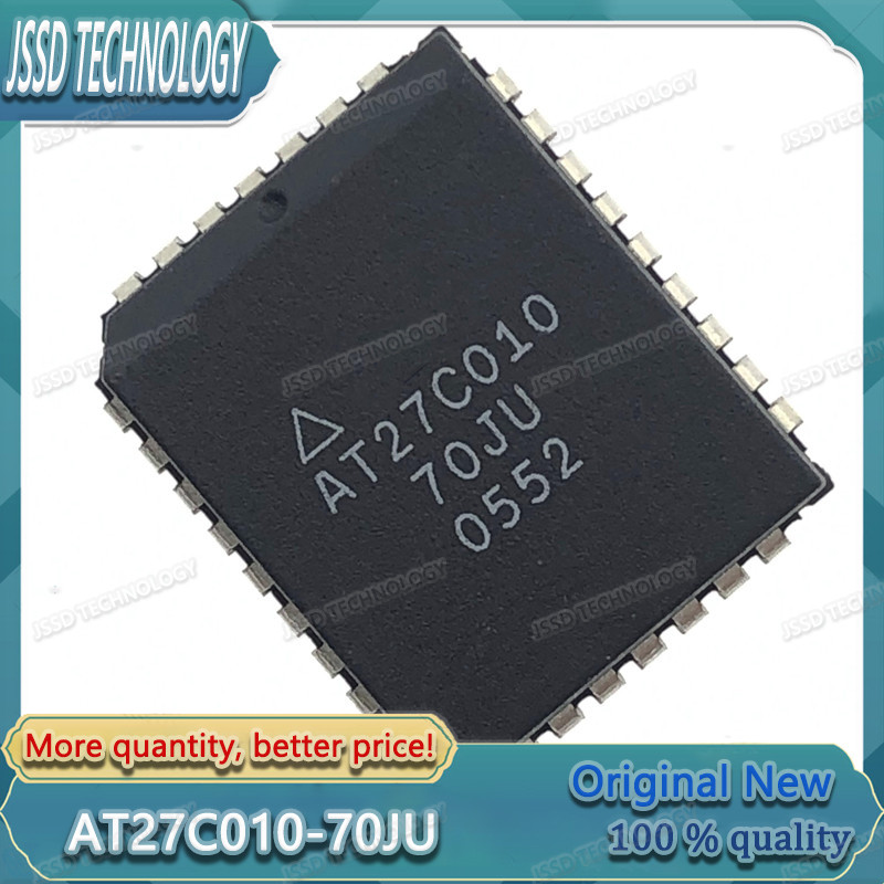 10PCS AT27C010-70JU PLCC-32 AT27C010-70 PLCC32 AT27C010 27C010-70JU 27C010-70 New and original