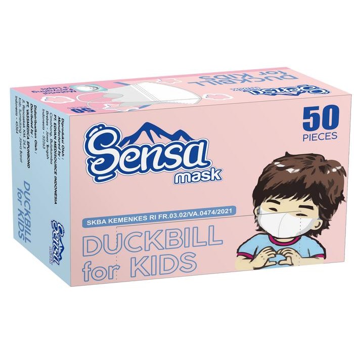 KJB Sensa Masker Duckbill For Kids Motif