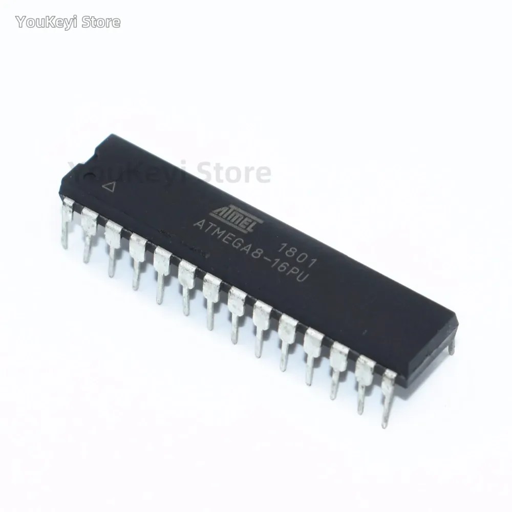 TERBARU ATMEGA8 ATMEGA8-16PU ATMEGA8A-PU MEGA8-16 DIP Flash IC DIP-28 8-bit with 8K Bytes In-System 
