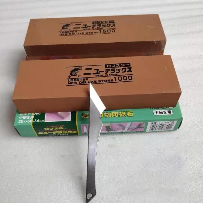 84um- Batu Asahan Pisau Grid Whetstone Knife Sharpener Batu Asah Professional Pengasah Pisau