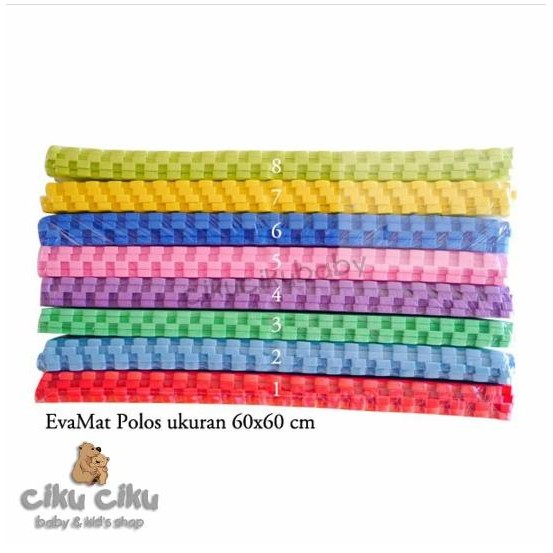 EVAMAT 60X60 POLOS / ALAS LANTAI / PUZZLE