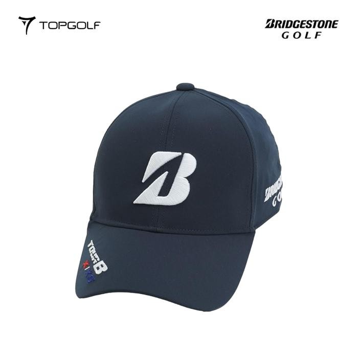 Topi Golf Pria Wanita BRIDGESTONE CAP PRO MODEL CPG24ANAF NAVY