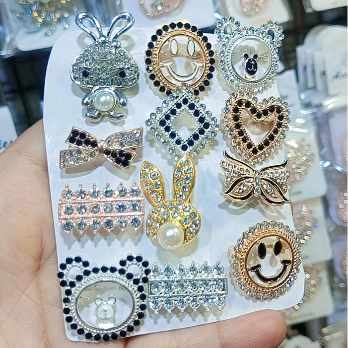 ORIGINAL bros hijab premium , isi 12 pcs ,bros peniti Mini Muslim READY STOCK