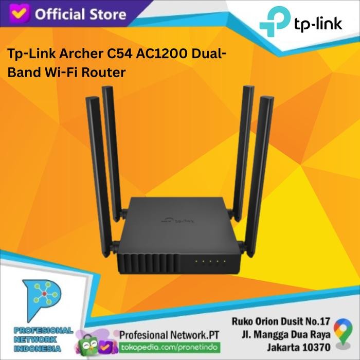 t7kg- Tp-Link Archer C54 Ac1200 Dual-Band Wi-Fi Router Tplink Archer C 54