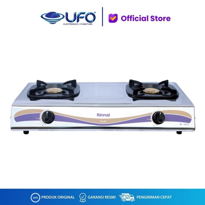Rinnai Kompor Gas Dua Tungku RI-522E RI522E