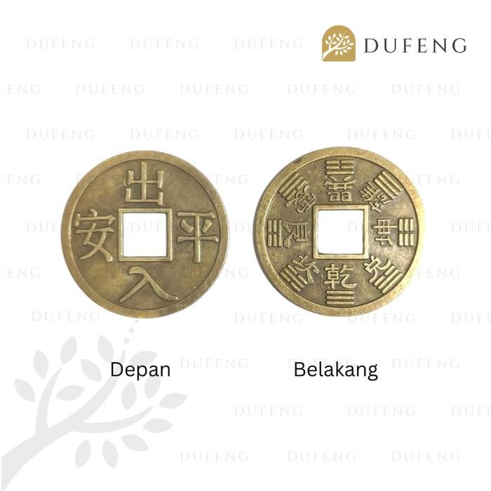 egk6- Koin Cina Kuno Besar Koin Cina Keberuntungan Lucky China Coin