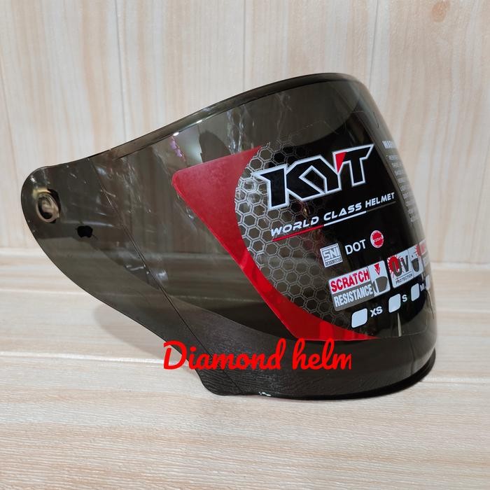 KACA HELM VISOR HELM KYT KYOTO INK DYNAMIC DARKSMOKE ORIGINAL