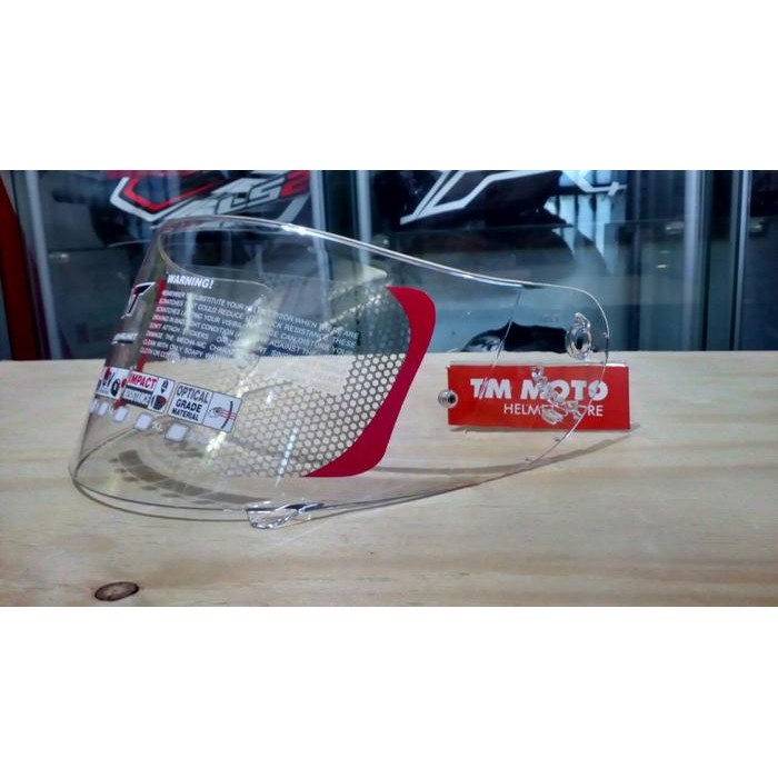 Visor Clear - Flat KYT K2rider / R10 / RC7 ( Ready Pinlock )