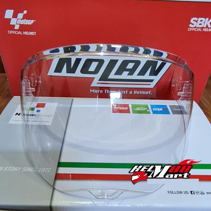 Visor Nolan N100-5 N100.5 Plus N90-3 - Kaca Helm Nolan N90 N100 NMS-04 Sparepart Nolan Original