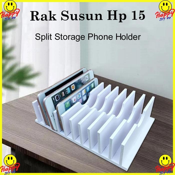 Rak Susun Hp 15 Slot Serbaguna Rak Tempat Hpv Rak Kayu Untuk Susunan Hp Handphone Tbk