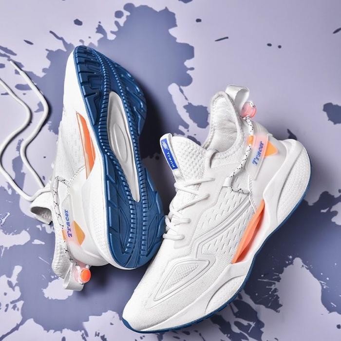 Lotto Shoe - Sepatu Sneakers Running Tcr Putih Pria Wanita Outdoor - D26