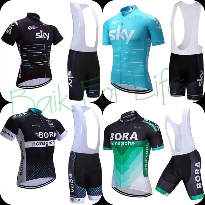 Jersey Sepeda Road Bike Team Sky Jersey Roadbike Cannondale Bmc