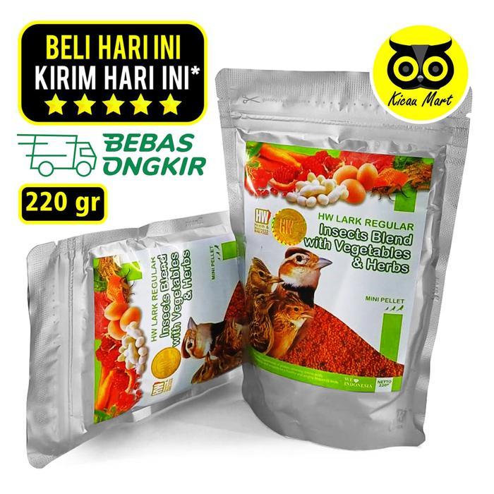 KICAU MART PAKAN MAKANAN BURUNG BRANJANGAN DAILY INSECT BLEND REGULER HW KICAU