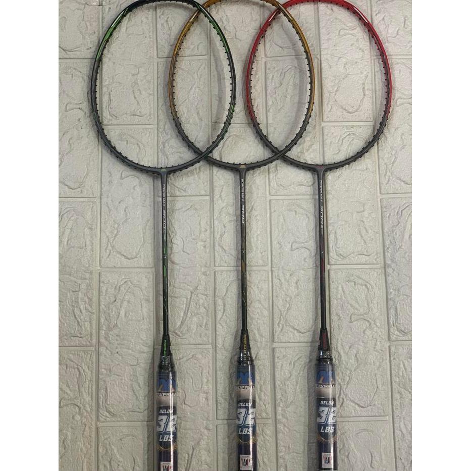 RAKET BADMINTON NEW POWER MAX POWERMAX 900 BOOTS TERBARU KUAT 32LBS