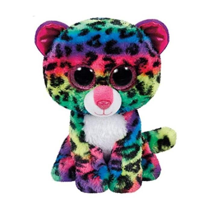 NEW TY TOYS BEANIE BOOS DOTTY LEO - BONEKA HEN SINGA ANAK
