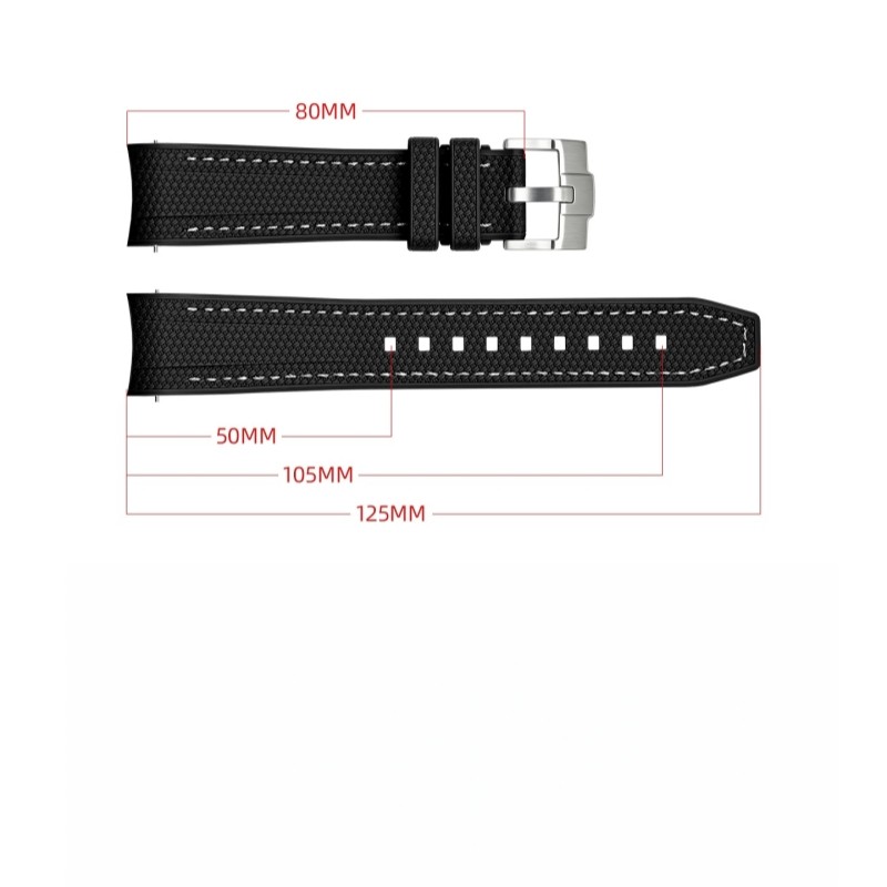 Quick Release Watchband For Omega x Swatch 20mm Curve Watch Strap Speedmaster MoonSwatch Planet