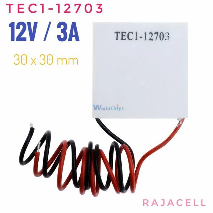 PELTIER TEC1 12703 12V 3A 30X30 THERMOELECTRIC COOLER PELTIR DISPENSER