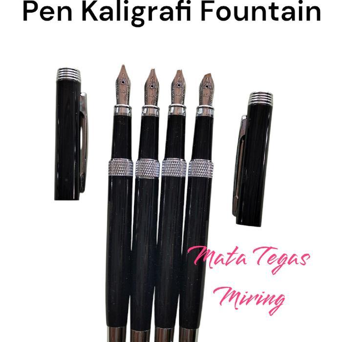 ALAT TULIS KALIGRAFI FOUNTAIN MATA TEGAS MIRING - STATIONERY PEN