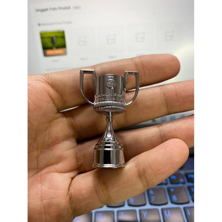 Miniatur Trofi Piala Copa Del Rey Spanyol - Piala Mini - Mini Trofi