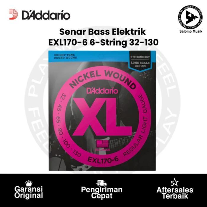 Senar Bass Elektrik Daddario EXL170 6 String