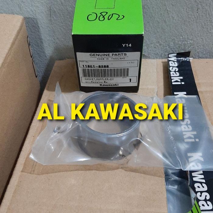 Paking Gasket Cilencer Sambungan Knalpot Z 800 Z800 Original