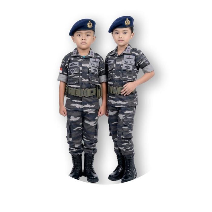 Baju PDL loreng TNI AL-Baju profesi TNI AL-Kostum PDL TNI angkatan laut Indonesia