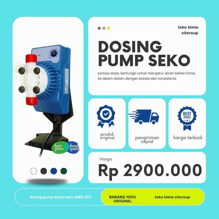 Dosing Pump Seko Ams 200 Pompa Dossing Chemical Seko Dosing Pump Kimia