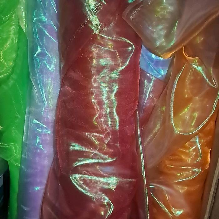 KAIN ORGANDI PELANGI - KAIN APOLLO UMPAN CUMI - KAIN SUTRA PELANGI